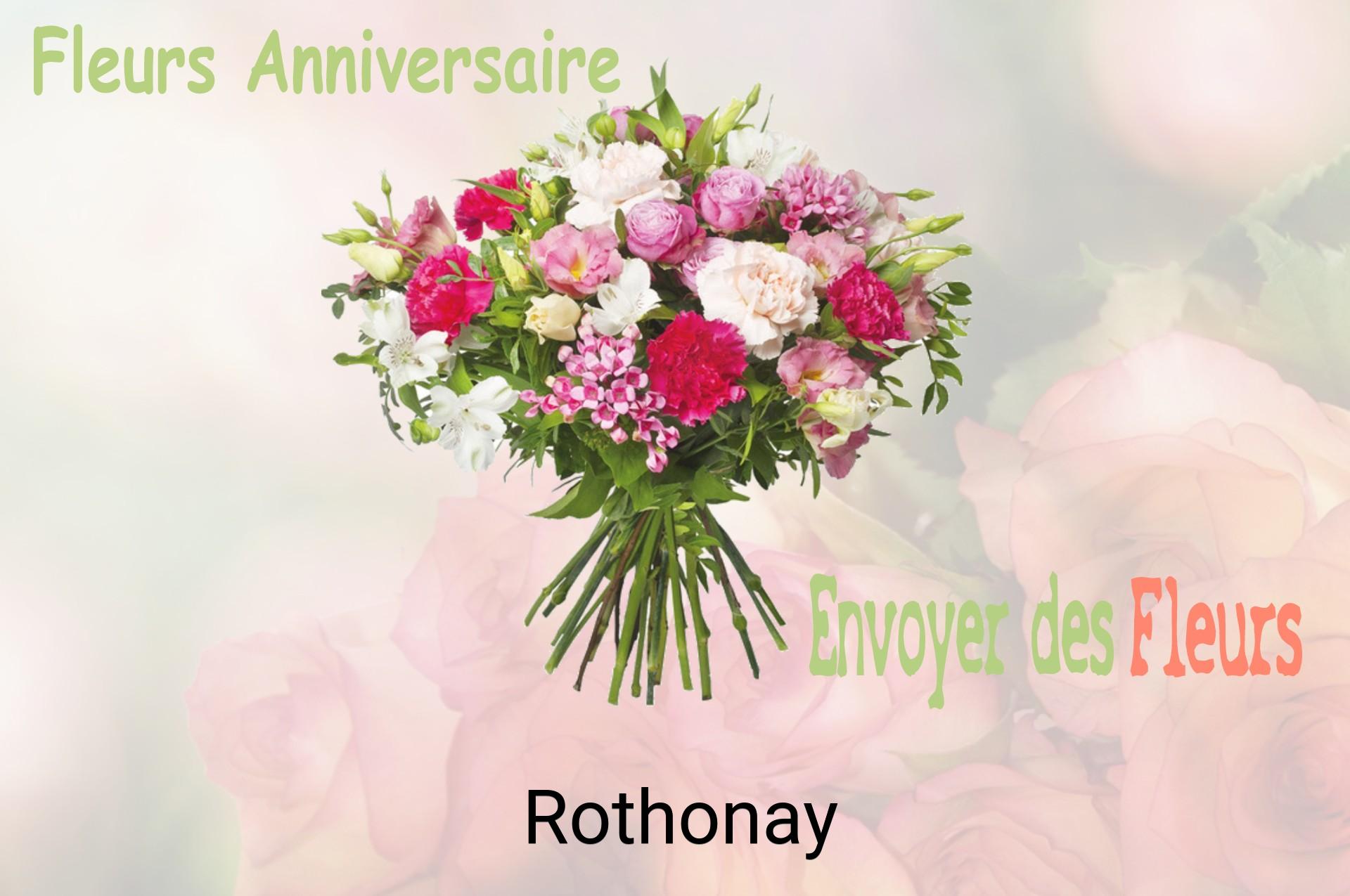 Bouquet de fleurs d’anniversaire livré à Rothonay